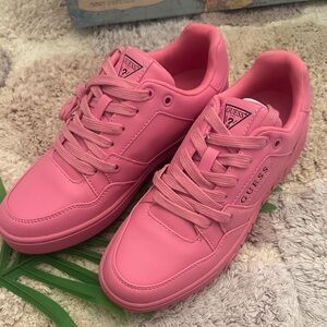 GUESS Women's Vibrant Pink Sneakers